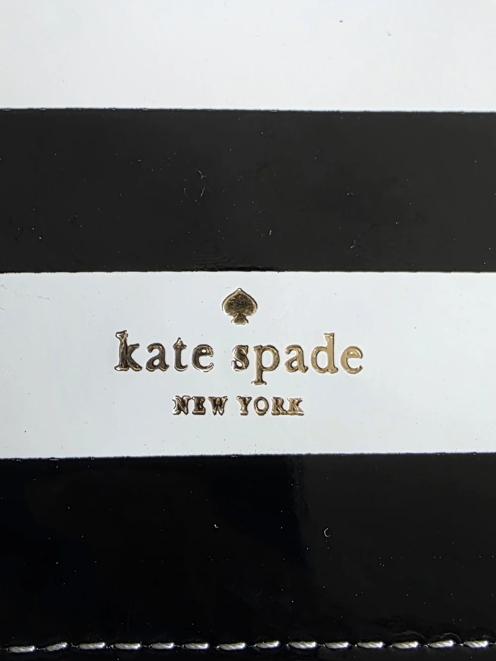 kate spade striped zip
